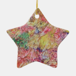 Étoile En Céramique ornement abstrait