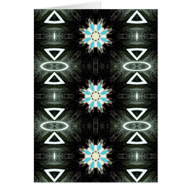 étoile en plumes bleues (Devant)