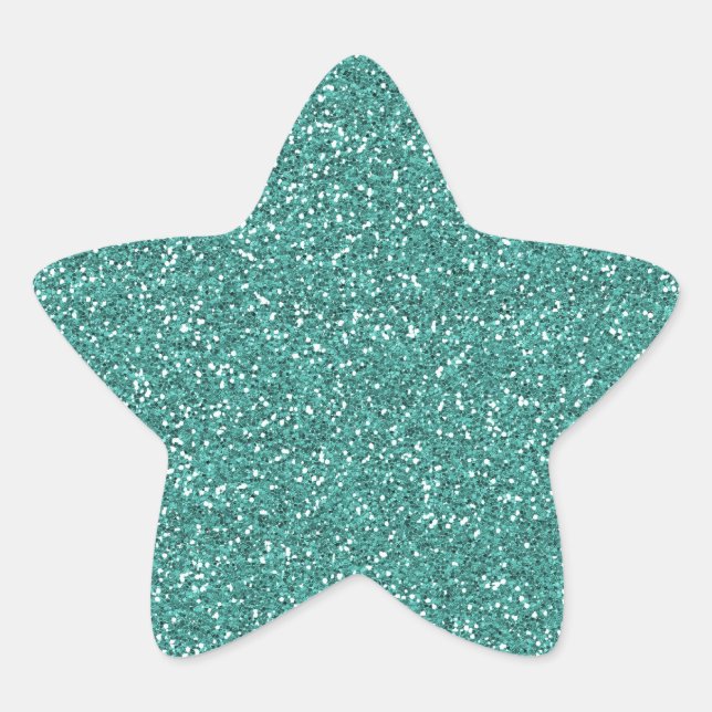 ÉTOILE PARTIES SCINTILLANT STAR BABY SHOWER STICKER (Devant)