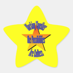 Étoile Possibilité De Sticker Sans Fin
