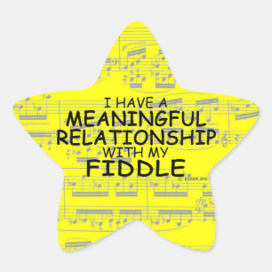 Étoile Relation significative Sticker Fiddle Star