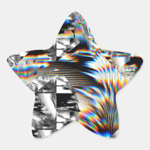 Étoile Sticker Arc-en-ciel classique