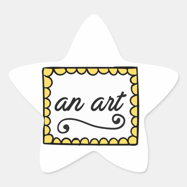 Étoile Sticker Art Star (Devant)