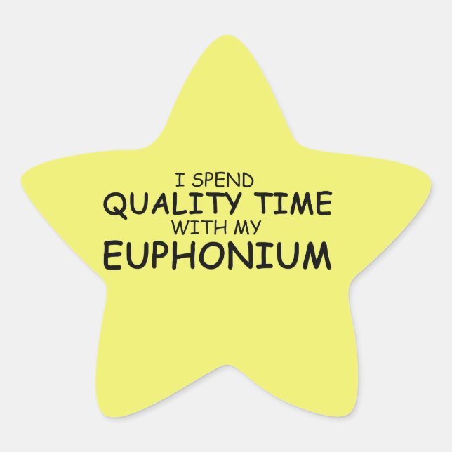 Étoile Sticker Etoile Euphonium Time de qualité (Devant)