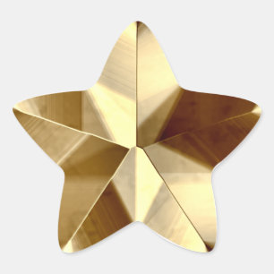 Étoile Sticker Gold Star