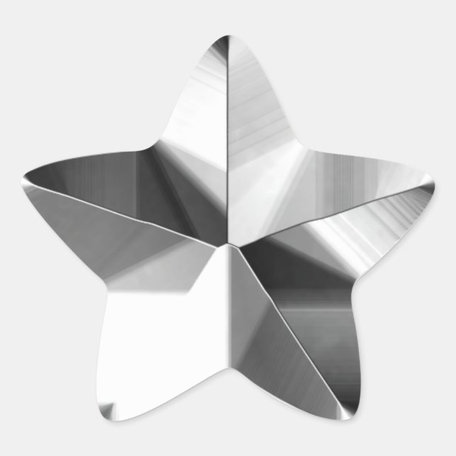 Étoile Sticker Silver Star (Devant)