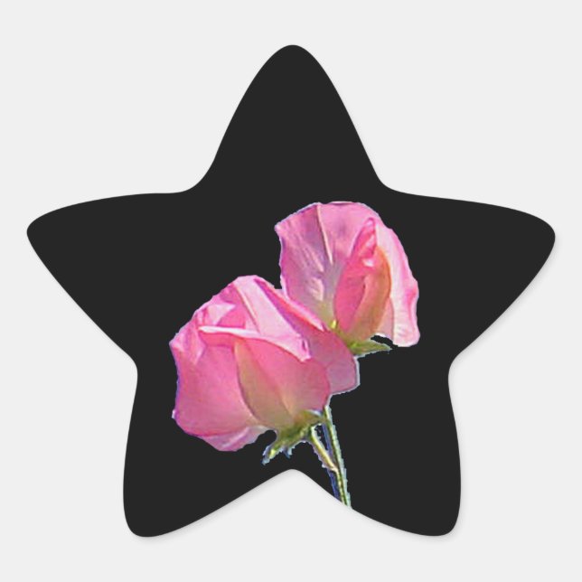 Étoile Sticker Sweet Pea Star (Devant)