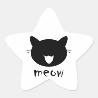 Étoile Stickers chat meow