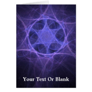 Étoile Violette Fractée De David