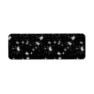 Étoiles brillantes lumineuses dans l'espace