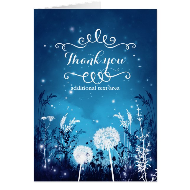 Etoiles de nuit enchantées et Merci de feuillage (Devant)