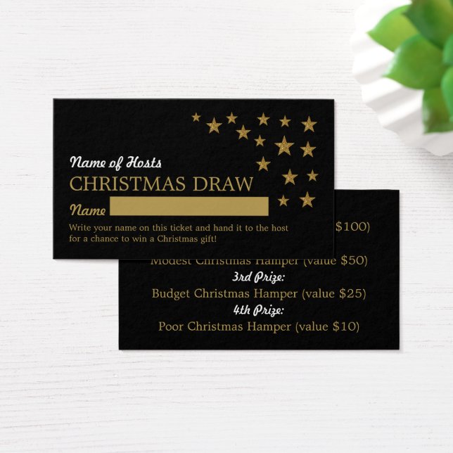 Etoiles de Parties scintillant d'or, Billets de ra (Bureau)