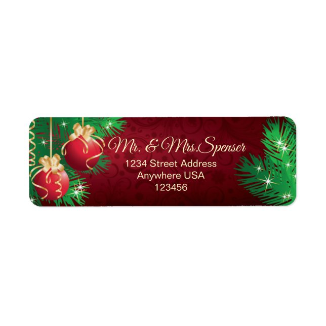 Étoiles de pin de Noël Baubles (Devant)