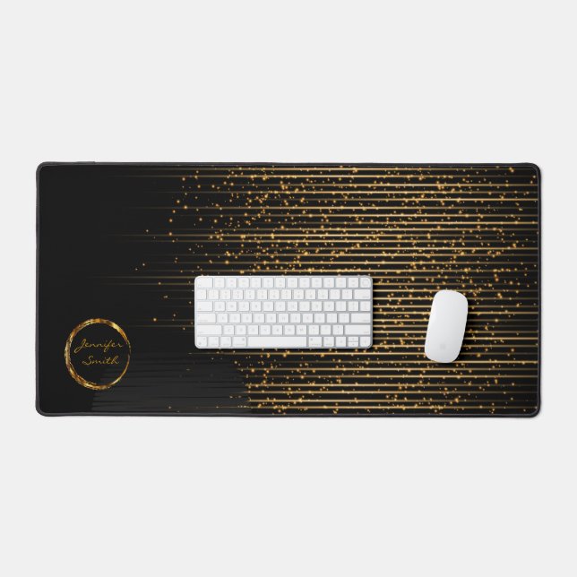 Étoiles de tir noir et or (Clavier et souris)