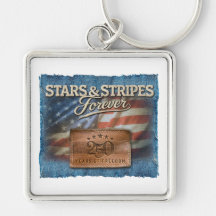 Étoiles et bandes - Porte-clés