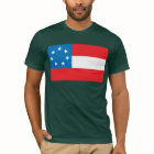 Étoiles et T-shirt de drapeau de barres