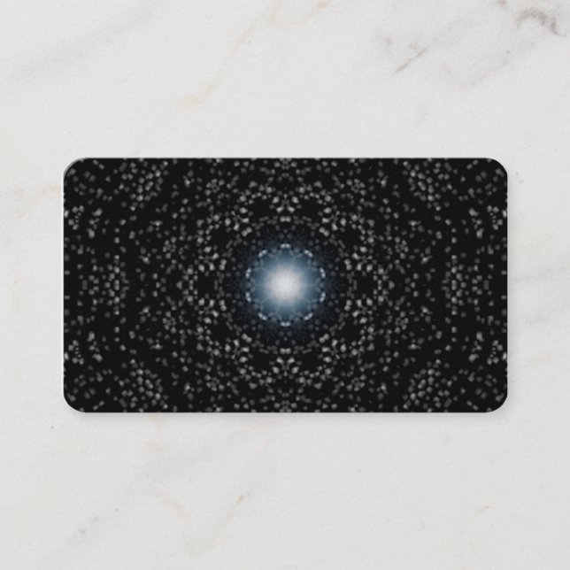 Étoiles grises sur Cartes de visite de concepteur  (Devant)