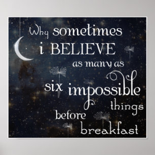 Étoiles impossibles affiche ou copie de choses