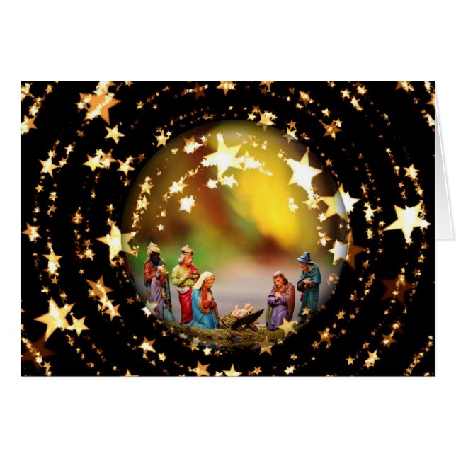 Étoiles infantiles de Vierge Marie de huche de (Devant horizontal)