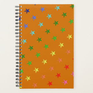 Étoiles multicolores en Crayon