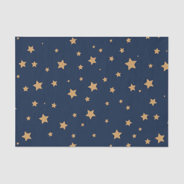 Étoiles - papier de soie de soie (Recto)