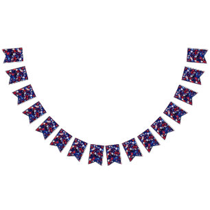 Étoiles patriotiques drapeaux de bannière
