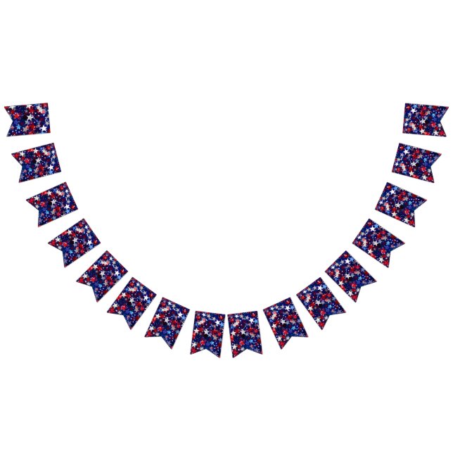 Étoiles patriotiques drapeaux de bannière (Tout)