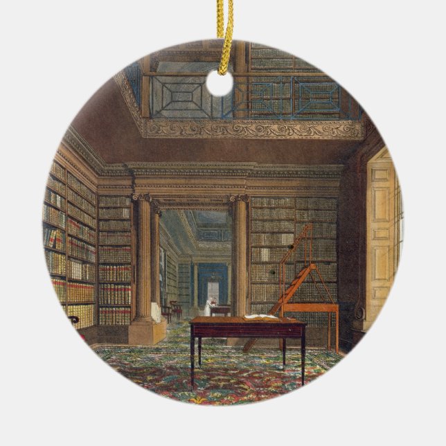 Eton College Library, from 'History of Eton Colleg Ceramic Ornament (Front)