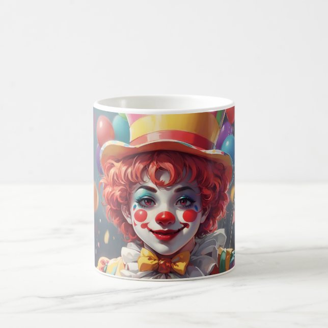 Étonnant Monogramme Personnalisé Mug Clown (Centre)