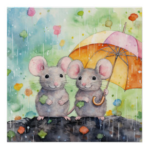 Étonnant poster de souris