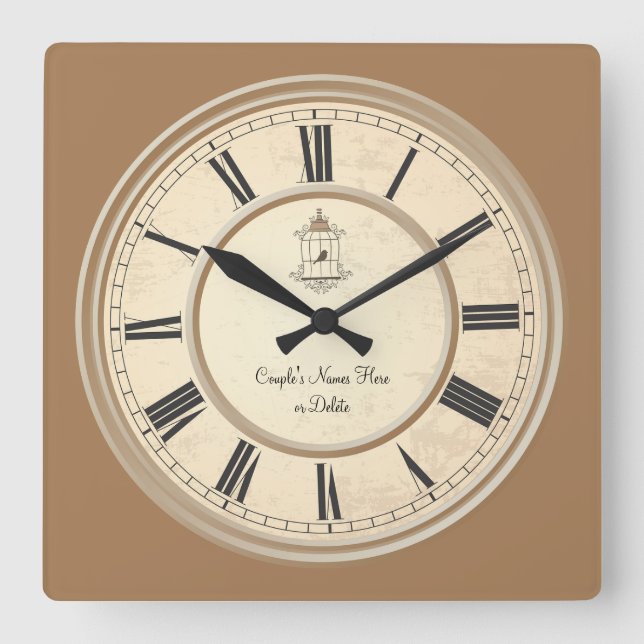 Étonnantes horloges d'anniversaire personnalisées (Recto)