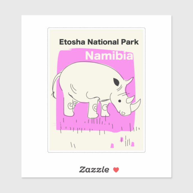 Etosha National Park, Namibia (Sheet)