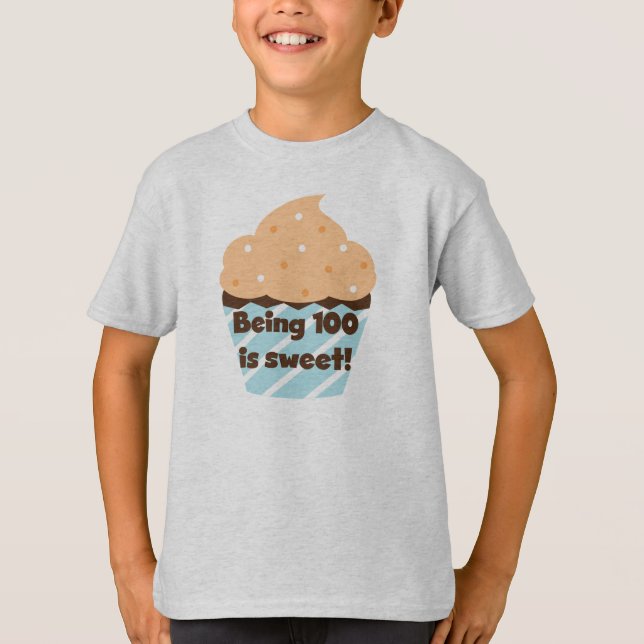 Etre 100 est Sweet Birthday T-shirts et cadeaux (Devant)
