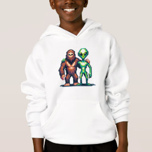 Être Alien Extraterrestre et Pixel Art Bigfoot