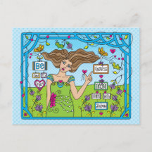 Être Gentil Aux Autres_ Carte Postale