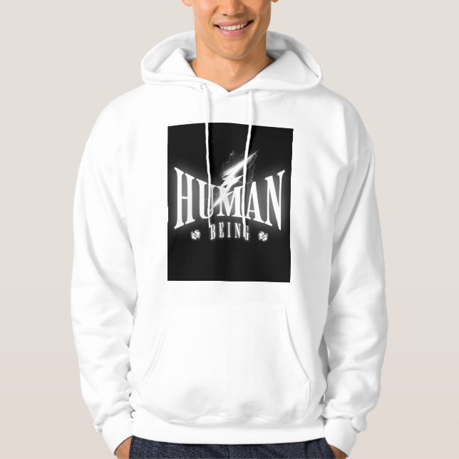 Être humain conception sweat - shirt à capuche (Devant)