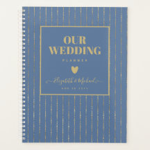 ÊTRE ORGANISÉ WEDDING PLANNER - Dusty Blue GOLD