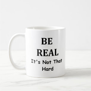 Être Réel - Mug de café - Blanc