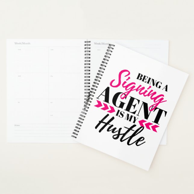 Être Un Agent De Signature Est Mon Planificateur H (Devant avec enveloppe)