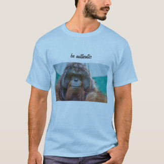 être un authentique T-shirt orangoutan