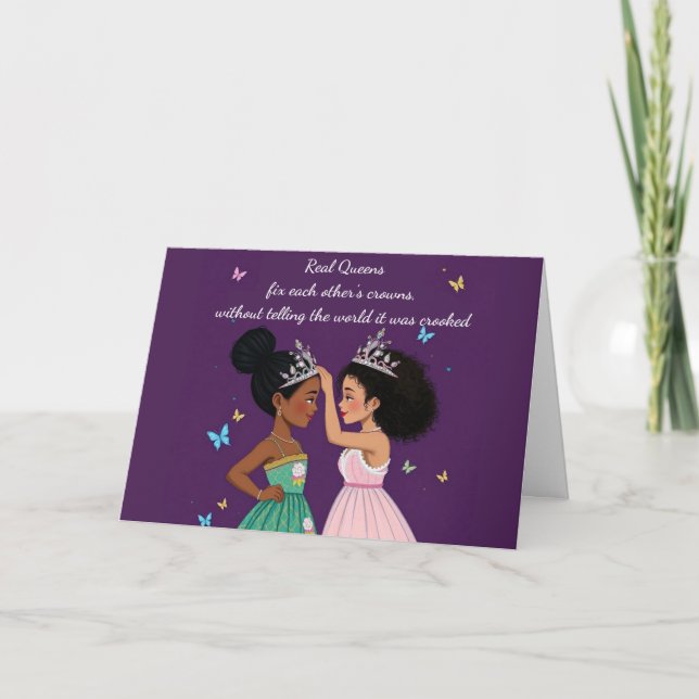 Être Une Carte D'Affirmation Reine (Devant)