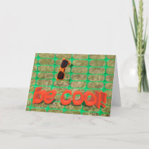 être une carte de voeux cool