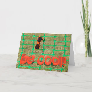 être une carte de voeux cool
