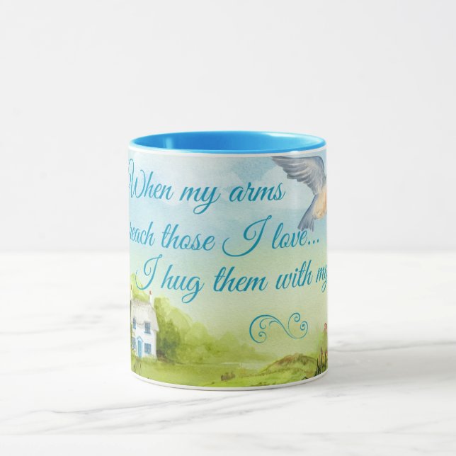 Étreignez avec mes prières la tasse de sonnerie de (Centre)