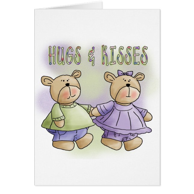 Étreintes d'ours de nounours et T-shirts et (Devant)