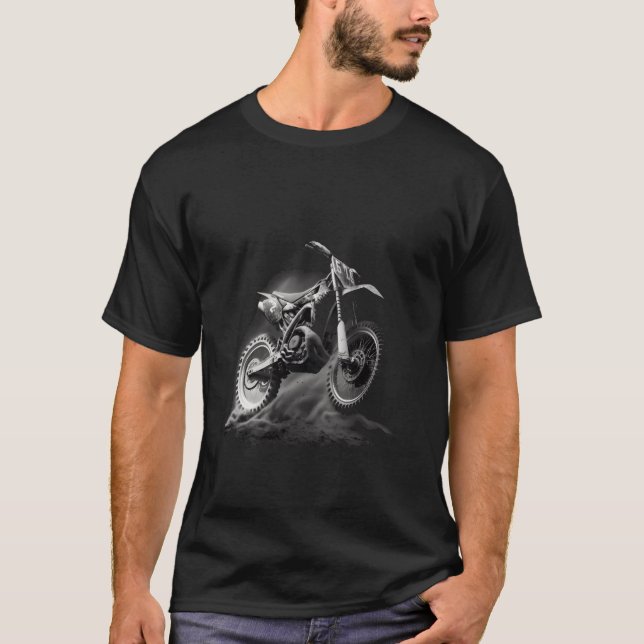 Etreme Sports Fans Etreme Sports Motocross Bike bo T-Shirt (Front)