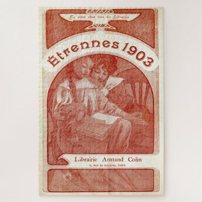 Etrennes (1903) – Alphonse Mucha Jigsaw Puzzle (Vertical)
