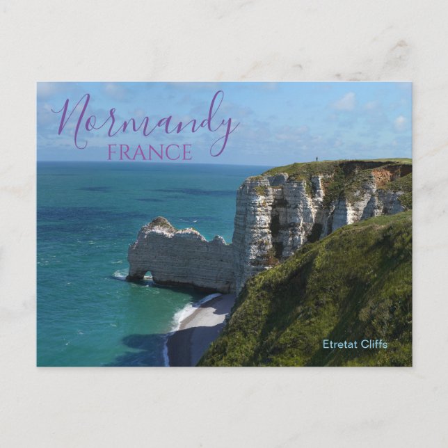 Etretat Cliffs Normandie Carte postale France (Devant)