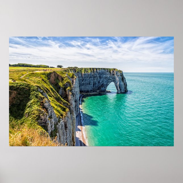 Etretat cliffs, Normandy Poster (Front)