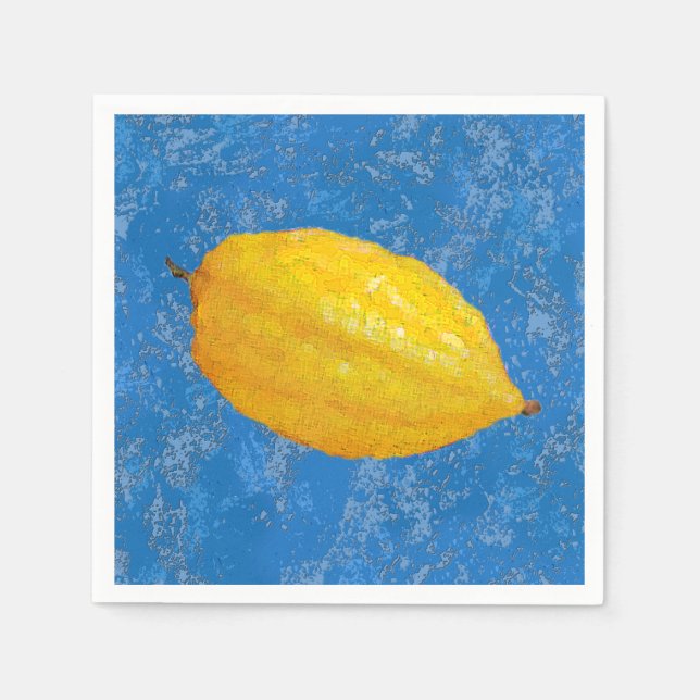 Etrogs for Sukkot Napkin (Front)